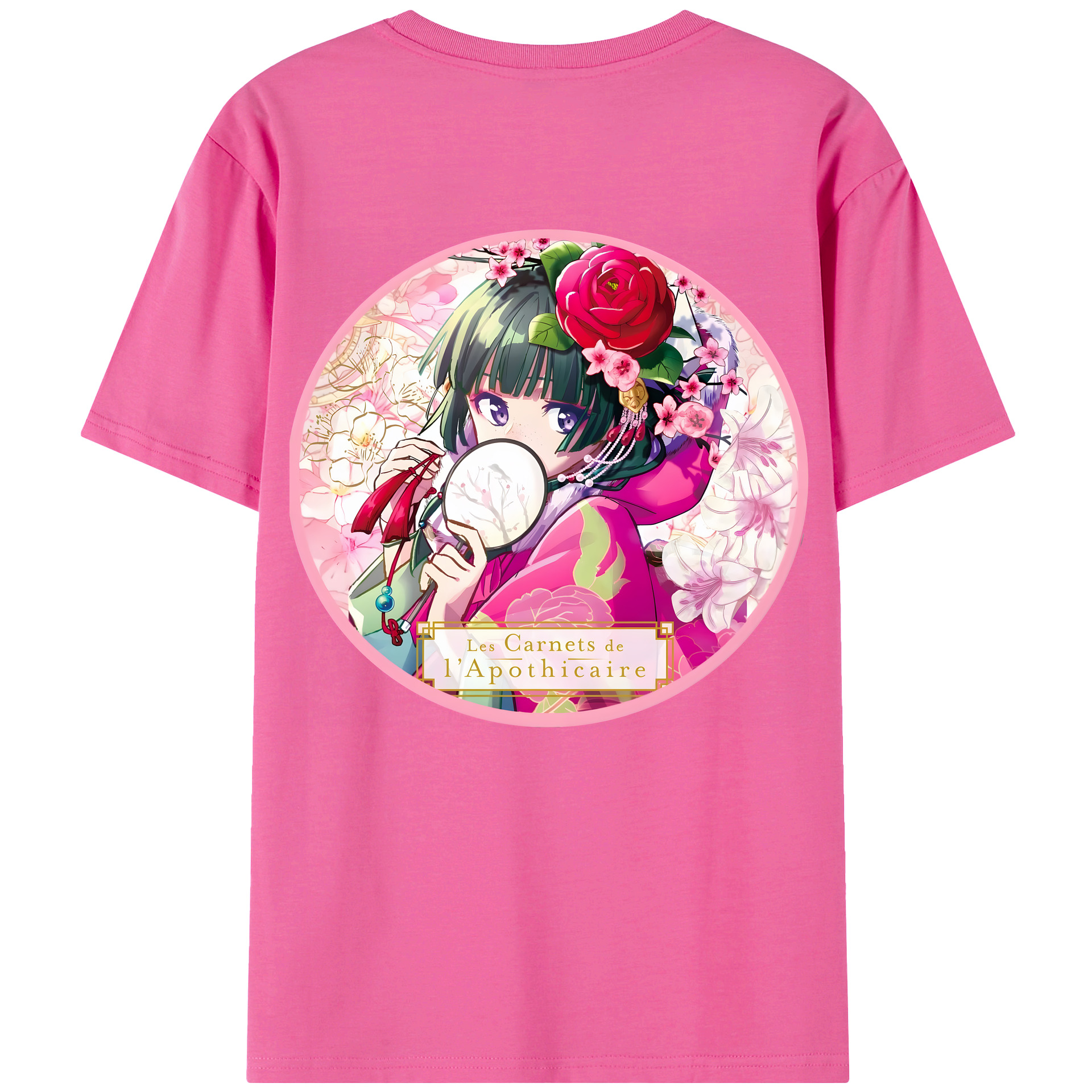 （画像用） 薬屋のひとりごと The Apothecary Diaries レディース半袖Tシャツ(バックプリント)